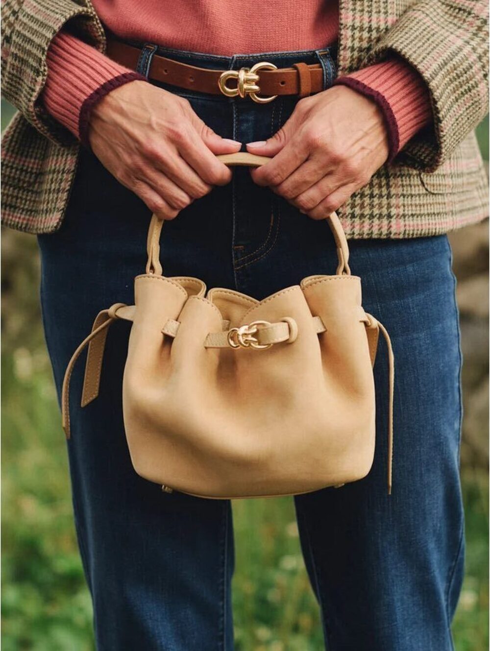J. McLaughlin The Mini Lex Suede Handbag